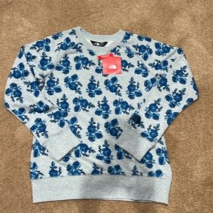 The north face floral sweatshirt